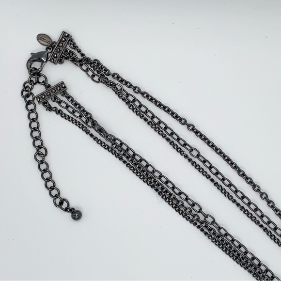 CHICO’S Triple Chain Convertible Necklace - Picture 10 of 11